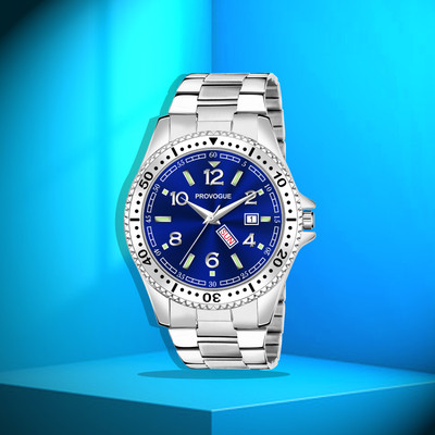 PROVOGUE PRV-219-BLUE Stylish Day and Date Analog Watch  - For Men