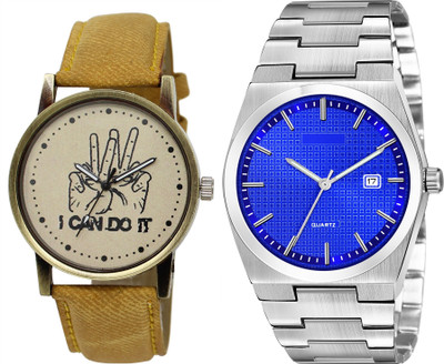 TVILLA Grey I Can Do it MZ-LR30 Analog Watch  - For Men