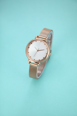 ZANZEER Unique Design Shiny Color Dial Attractive Stainless Steel Belt Unique Design Shiny Color Dial Attractive Stainless Steel Belt Analog Watch  - For Girls