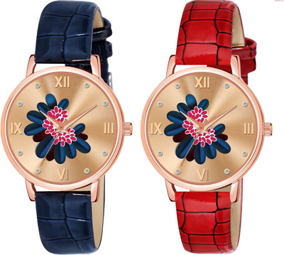 MAAN INTERNATIONAL AB-60-Black-Combo Analog Watch  - For Girls