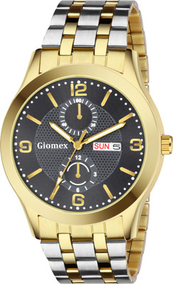 Giomex 1627-2Tone DD New Crono Black Gen-Z New Collection Analog Watch  - For Men & Women
