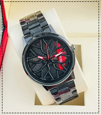 Glowme star Gyro Wheel Watch Car Wheel Analog Watch  - For Men