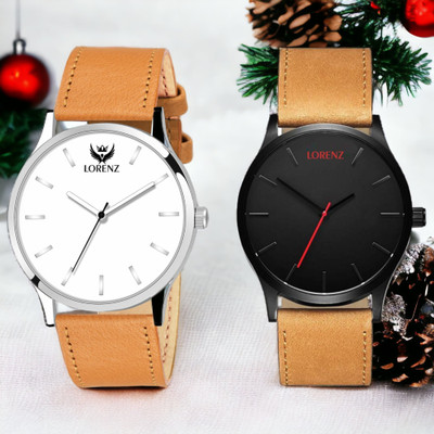 LORENZ MK-5549A Lorenz 2 Analog Watches Combo for Men | Watch for Boys | 5549A Analog Watch  - For Men