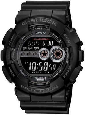 CASIO GD-100-1BDR G-SHOCK GD-100-1BDR Dial Black Resin Strap Digital Watch  - For Men