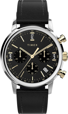 TIMEX TW2W51500UJ Marlin Black Round Dial Analog Watch  - For Men