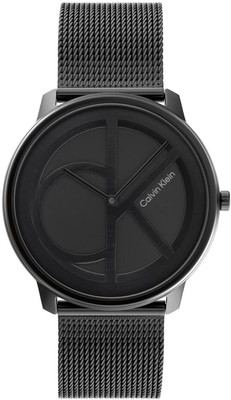 Calvin Klein Ck Iconic Iconic Qtz Basic Slim Bla Round Dial Unisex / Analog Watch  - For Men & Women