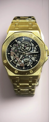 shafs Shafs Royal Skeleton Automatic Watch Analog-Digital Watch  - For Men