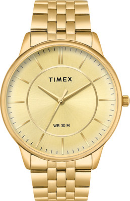 TIMEX TWTG12104 TIMEX Champagne Round Dial Analog Watch  - For Men