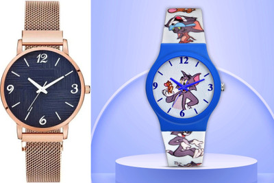 MAHAVIRA COLLECTION AMBIKA_GOLD_MAGNET F_MT_228 Kids AMBIKA_GOLD_MAGNET F_MT_228 Kids Analog Watch  - For Men & Women