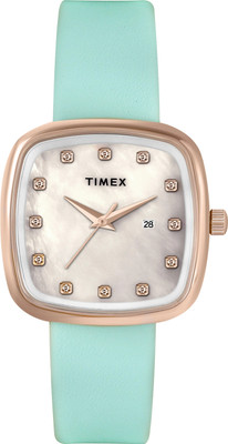 TIMEX Mother of Pearl Natural Dial Analog Watch  - For Women