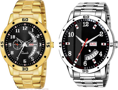 Caihong GOLD-1-AND-SLV-7 Analog Watch  - For Men