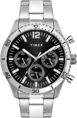 TIMEX Multifunction Black Dial Analog Watch  - For Men