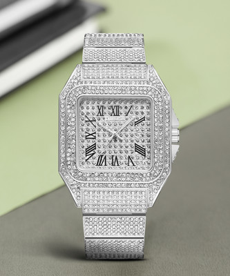foreigner frg-190D Safari Diamond Gold premium luxury Analog Watch Analog Watch  - For Men