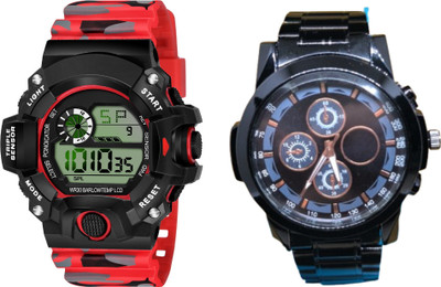 Brostin Casual Look Analog-Digital Men's Combo Watches Analog-Digital Watch  - For Men