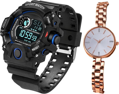 exactor Premium Stylish Casual & Formal Wear Watch Analog-Digital Watch  - For Men & Women