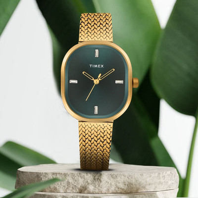 TIMEX Green Dial Analog Watch  - For Women