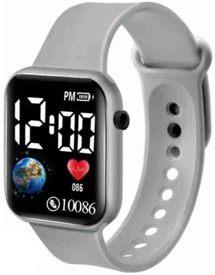 RareEagle Lifestyle Dial Color Black Silicon Strap Digital Watch  - For Boys & Girls