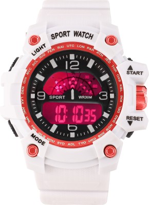 Trex 8001 New Arrival Sport Watch Digital Display With LED Light Water Resistant Digital Watch  - For Men