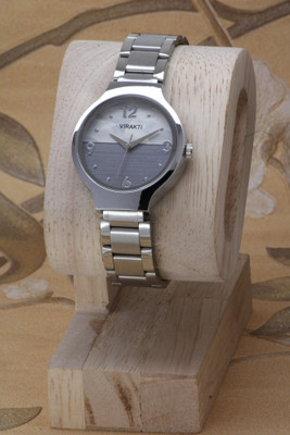 VIRAKTI Women Best Choice Two Tone Colorful Dial Attractive Stainless Steel Belt Analog Watch  - For Girls