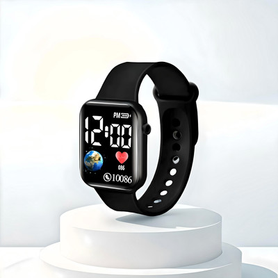 asep Led Square Watch Smart Look Waterproof Luxurious Digital Led Watch For Kids Led Band For Boys & Girls Digital Watch  - For Men & Women