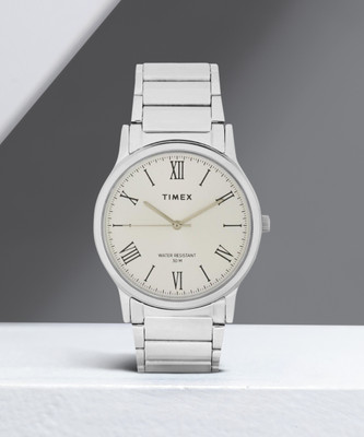 TIMEX Silver-Dial Analog Watch  - For Men