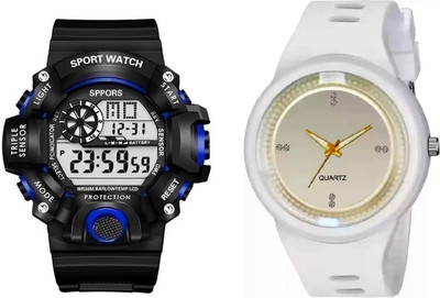 VISER Analog-Digital Watch  - For Couple