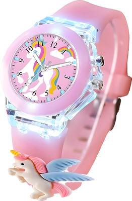 AHAD CREATION Light_Unicorn Analog Watch  - For Boys & Girls