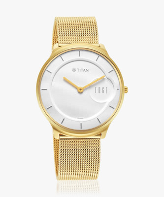 Titan 1843Ym01-Dk552- Edge Base Line Analog Watch  - For Men