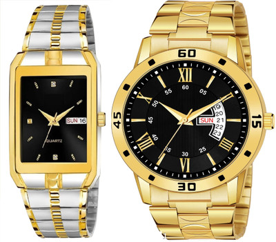 Caihong TT-Black-Gold-24 Analog Watch  - For Men