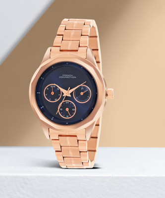 French Connection Sunray Dial Luna Analog Watch  - For Women