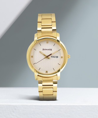 SONATA NP7954YM05 Wedding Collection Analog Watch  - For Men