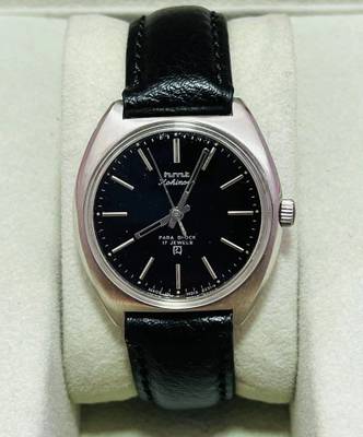 DIXOT Vintage HMT kohinoor black dial 17 Jewels Hand Winding Mens