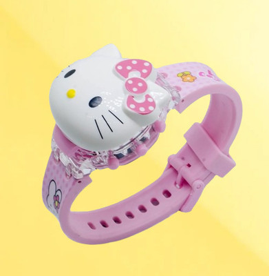 SHREESHAYAMTRADER Hello Kitty Watch For Grils Digital Watch  - For Girls