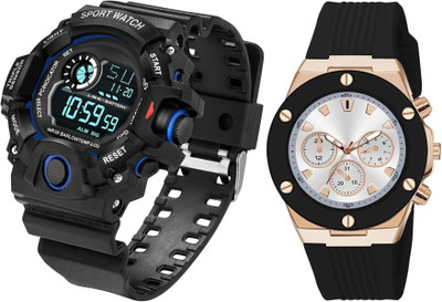 exactor Premium Stylish Casual & Formal Wear Watch Analog-Digital Watch  - For Men & Women