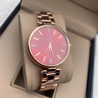 Trex LR Studded Diamond Dial Analog Analog Watch  - For Girls