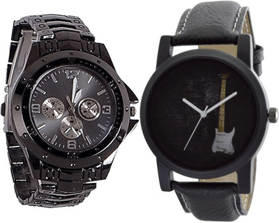 Scepter Black Rosra & o-6 Analog Watch  - For Men