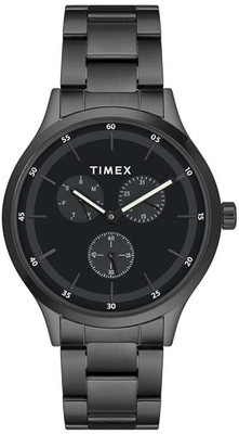 TIMEX TWHG03SMU17 Black Round Brass Dial Analog Watch  - For Men