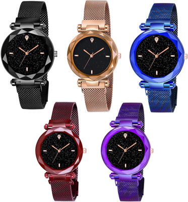 Shunya SH-450-451-452-453-455 21st century Magnetic Chain Belt Analog Watch  - For Men