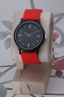 ROSEVILLA Best Men Choice Black Round Dial Slim Fit Silicone Belt Best Men Choice Black Round Dial Slim Fit Silicone Belt Analog Watch  - For Boys