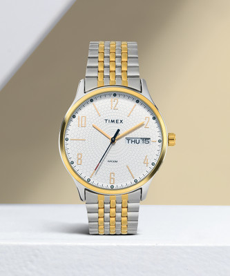 TIMEX Silver-Dial Analog Watch  - For Men