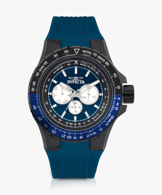 INVICTA 33037 Aviator Black, Blue Dial Quartz Analog Watch  - For Men