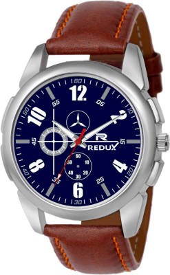 REDUX MW-102 Blue Dial Synthetic Leather Water Resistant Formal Analog Watch  - For Boys & Girls