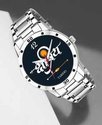 Tarido TD1679SM01 rajput New Generation Black Dial Silver Metal Strap Analog Wrist Analog Watch  - For Men