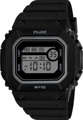 Felizer Sports Watch 152 Black Digital Watch  - For Men