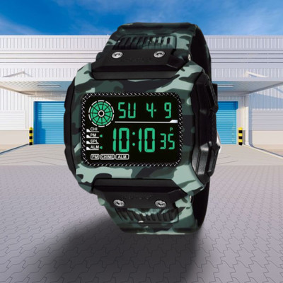 BARASTI 9097 ARMY BELT Digital Watch  - For Men