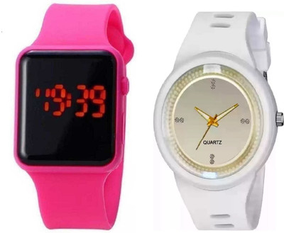 VISER Analog-Digital Watch  - For Couple
