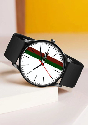 Alexei Silicone Starps Watches PEBK95 Premium Black Softest Silicon Strap Analog Watch  - For Men