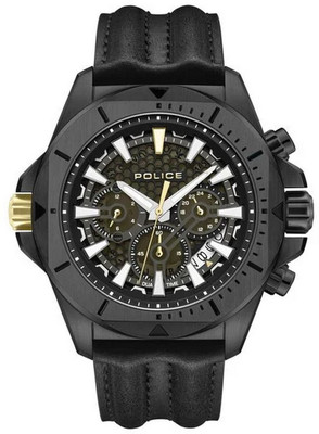 Police FW24 Police FW24 Quartz Black Round Dial Men's Watch / Analog Watch  - For Men