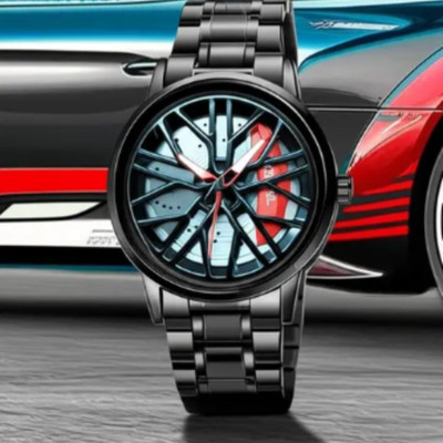 JARURATI STORE Men’s Rotating Wheel Dial Analog Watch A16 Analog Watch  - For Men