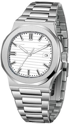 FADISO Classic Vintage Stainless Steel Date Functioning Wrist Watch for Boys Hand Watch Analog Watch  - For Men